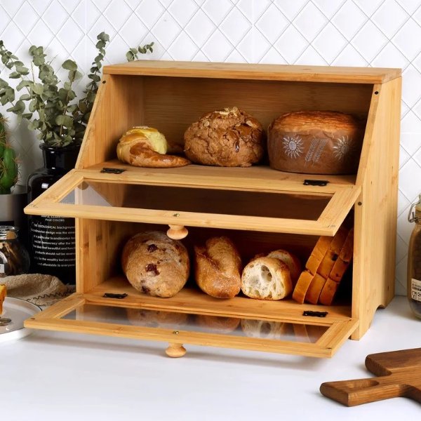Double Layer Large Bread BoxDouble Layer Large Bread BoxShipping & ReturnsMore to Explore