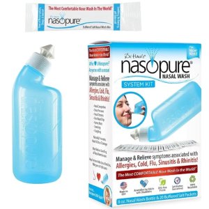Nasopure Nasal Wash, 8 Oz Bottle & 20 Salt Packets