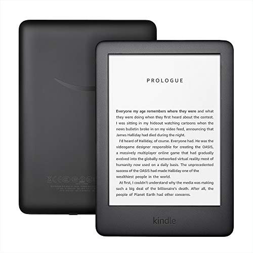 All-new Kindle - Now with a Built-in Front Light - Black - Includes Special Offers + Kindle Unlimited (with auto-renewal)