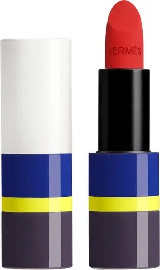Rouge Hermes - Refillable Matte Lipstick in Rouge Cinetique