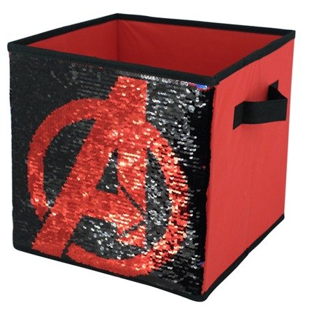 Avengers Reversible Sequin 10? x 10? Storage Cube, 1 Each