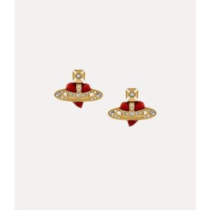 Vivienne WestwoodNew diamante heart earrings
