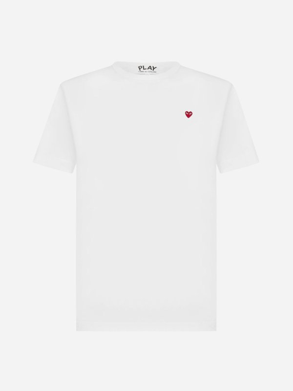 Heart-patch cotton t-shirt