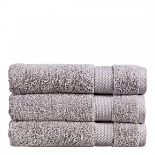 Refresh Pair of Hand Towels, Dove Grey