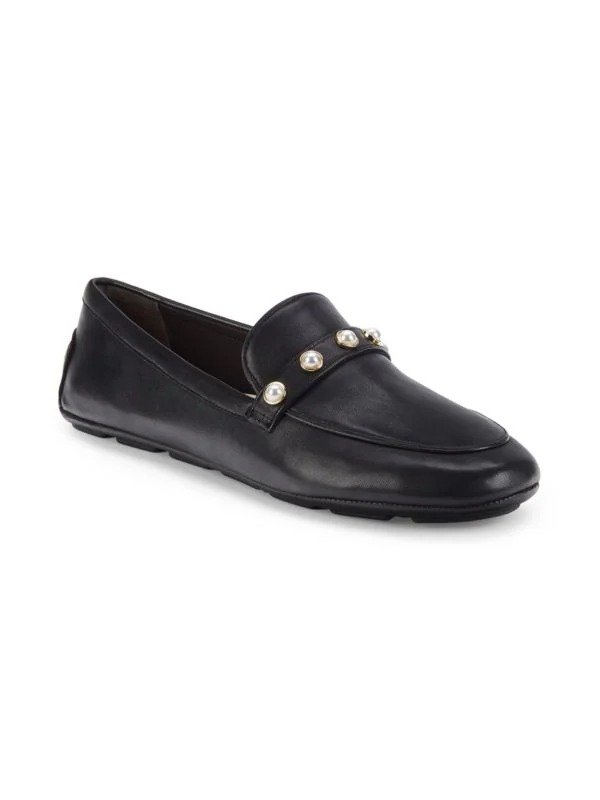 ​Faux Pearl Leather Driving Shoes