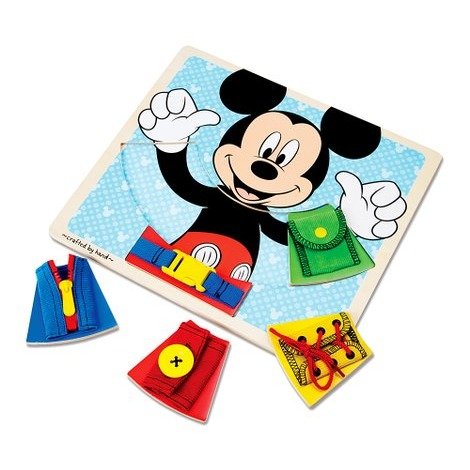 Melissa & Doug Mickey Mouse Clubhouse Wooden Basic Skills Board | Best Price and Reviews | Zulily