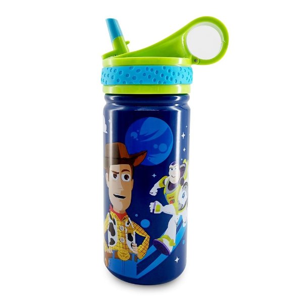 Toy Story Stainless Steel Water Bottle with Built-In Straw | shopDisney