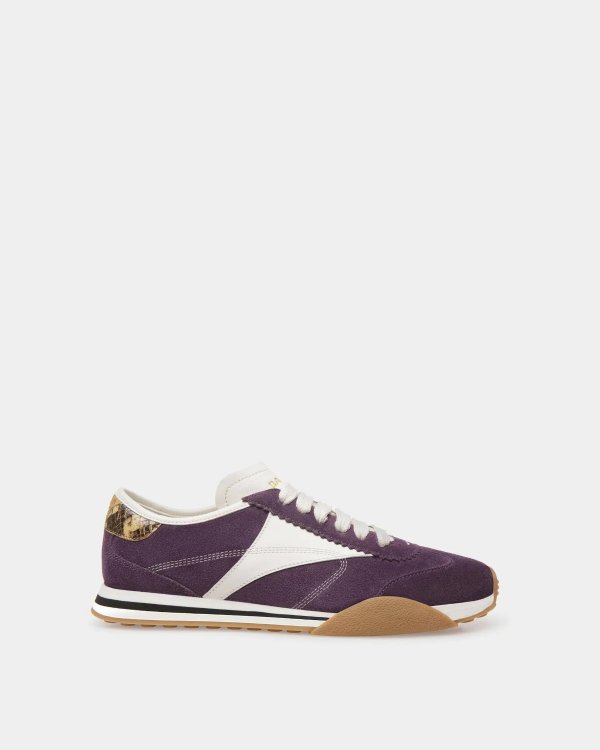 Sussex Sneakers In Orchid And White Leather