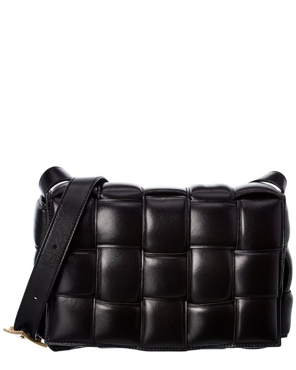 Padded Cassette Leather Shoulder Bag