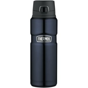 Thermos Stainless King 24 Ounce Drink Bottle, Midnight Blue