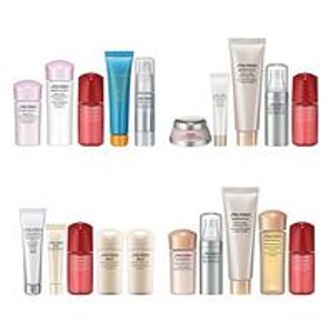 Free 4-piece Gift Set with purchase of any two Shiseido skincare products @ Bloomingdales