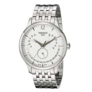 Tissot Men's Tradition Analog Display Swiss Quartz Silver Watch