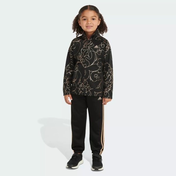 kids Two-Piece Printed Glam Tricot Track Set