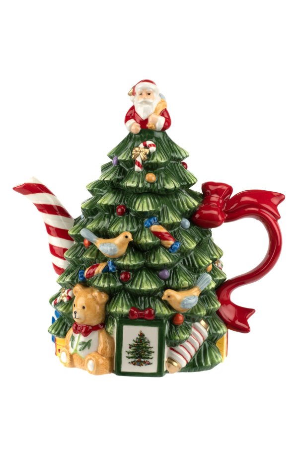 圣诞树造型茶壶
