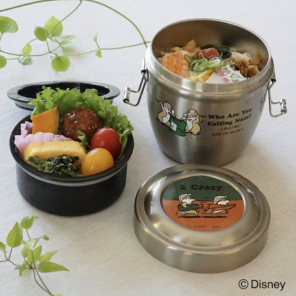 Disney Chip & Dale图案不锈钢饭盒, 18.4 fl oz (550 ml)