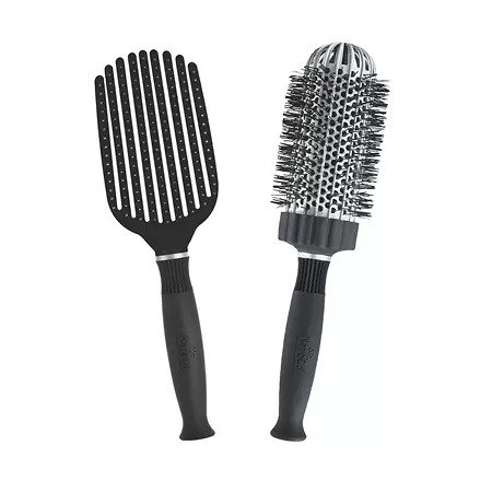 Tangle Buster® Detangler & Large Round Ceramic Thermal Hair Brush Set - Sam's Club