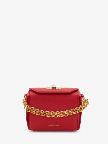 Women's Lust Red Box Bag 16 | Alexander McQueen