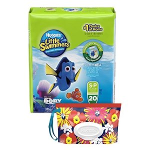Huggies Little Swimmers Disposable Swimpants, Swim Diaper, Size Small, 20 Count(Pack of 4)