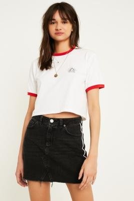 UO Capitol Cropped Ringer T-Shirt
