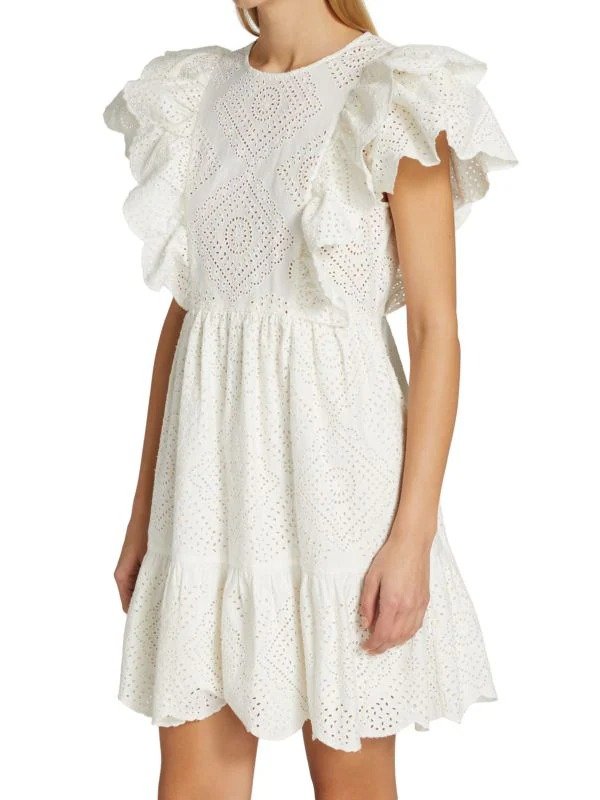 Vienne Cotton Tunic Mini Dress
