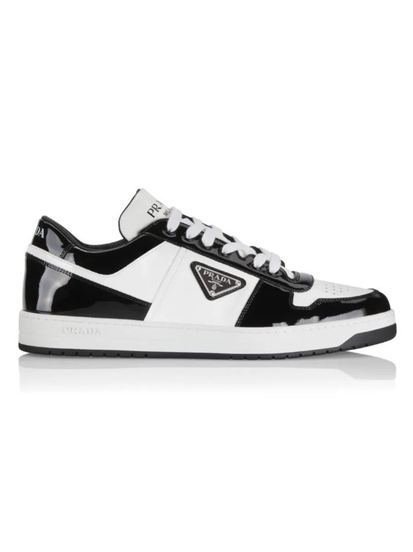 Downtown Patent Leather Low-Top Sneakers