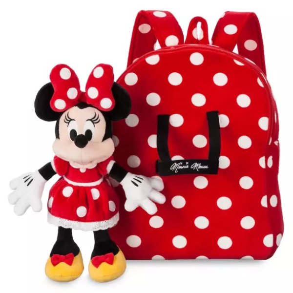 Minnie Mouse 背包+玩偶套装