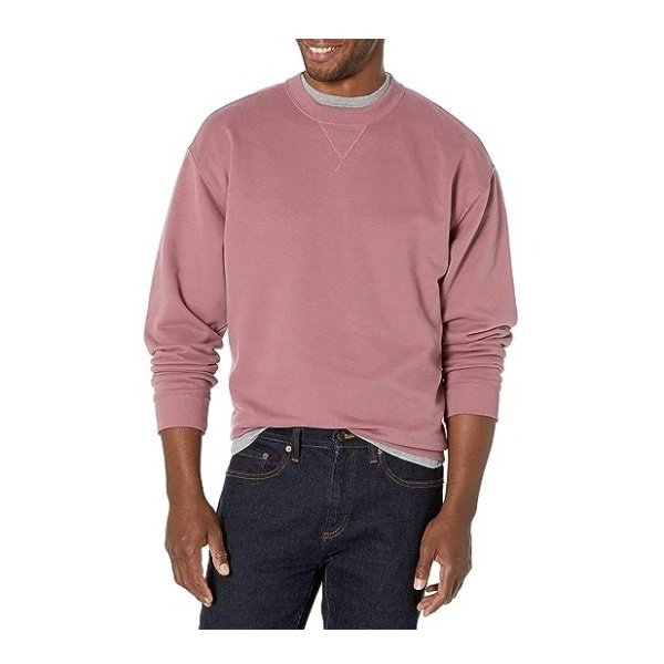 Men's Vintage Soft Drop Shoulder Crew Sweatshirt