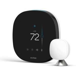 Ecobee 智能无线恒温器 + 温度感应器