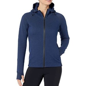 Core 10 Women's Motion Tech Fleece Fitted Full-Zip Hoodie Jacket