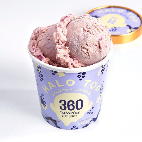 Blueberry Crumble 口味冰淇淋
