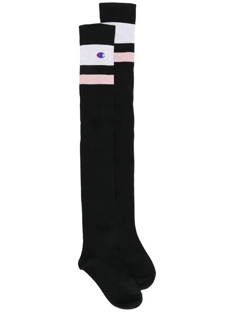 contrast stripe socks
