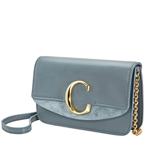 C Clutch with Chain- Cloudy Blue