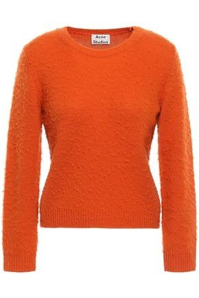 Brushed wool and cashmere-blend sweater