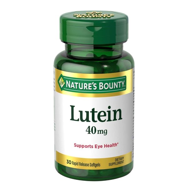Lutein Pills, Eye Health Supplements and Vitamins, Support Vision Health, 40 mg, 30 Softgels
