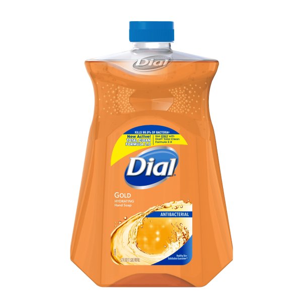 (2 pack) Dial Antibacterial Liquid Hand Soap Refill, Gold, 52 Oz