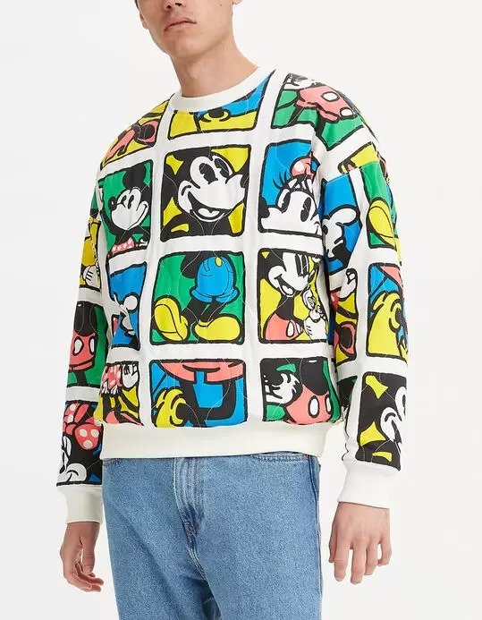 x Disney Mickey Mens Crew Sweatshirt