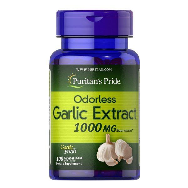 Odorless Garlic 1000 Mg, 100 Total Count