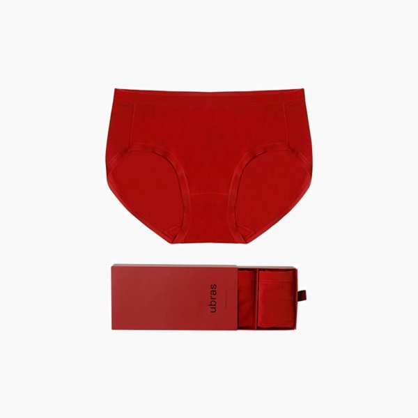 All in Red Modal Mid Waist Brief Gift Set