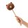 Muscle Massage Stick - Brown Character Massager for Back Shoulder Neck Pain Therapy
