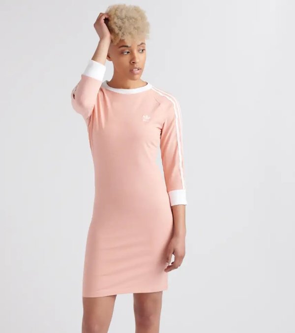 adidas 3 Stripes Dress (Pink) - DV2565-650 | Jimmy Jazz
