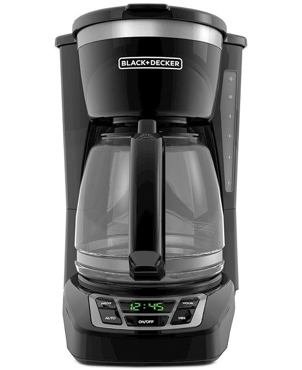 12-Cup Programmable Coffee Maker, Black, CM1160B