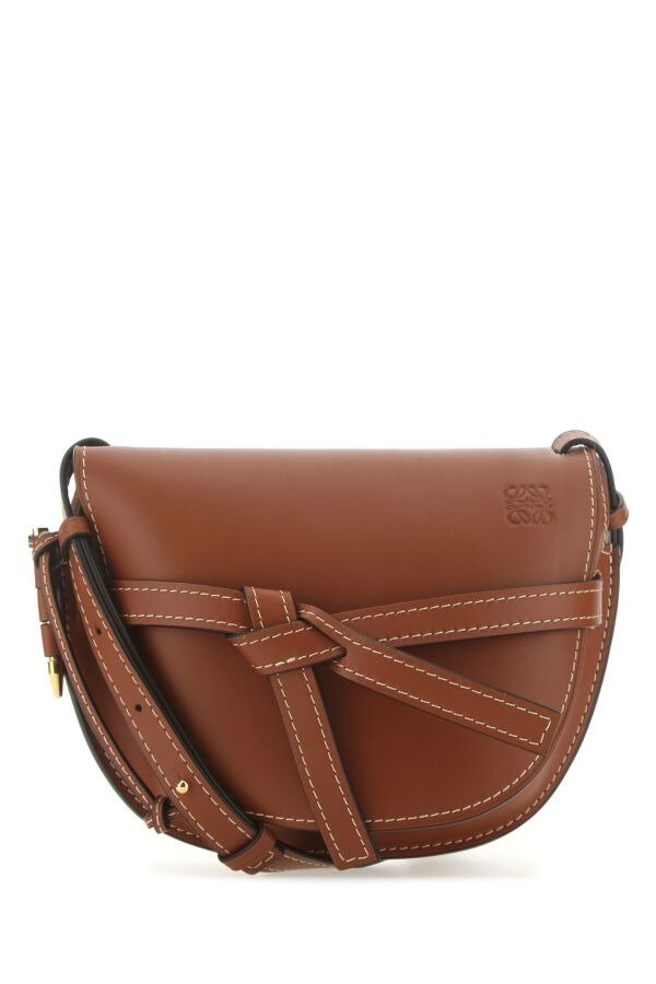Brown leather small Gate shoulder bag