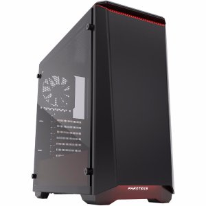 Phanteks Eclipse P400S Silent Edition Black/Red Tempered Glass ATX Mid Tower Case