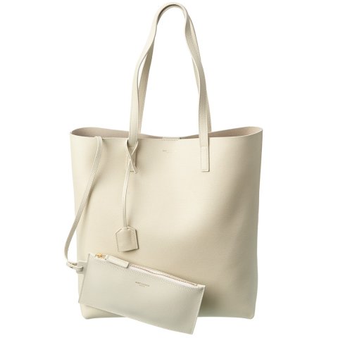 Saint LaurentMedium North/South Leather Tote