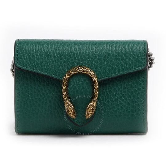 Ladies Chain Coin Purse Bag in Green