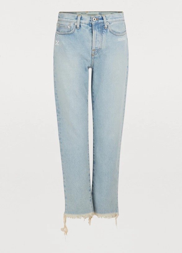 Faded slim jeans