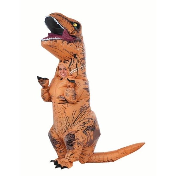儿童T-Rex充气恐龙装扮服