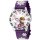Disney Kids' W002437 Frozen Elsa & Anna Time Teacher Analog Display Analog Quartz Purple Watch