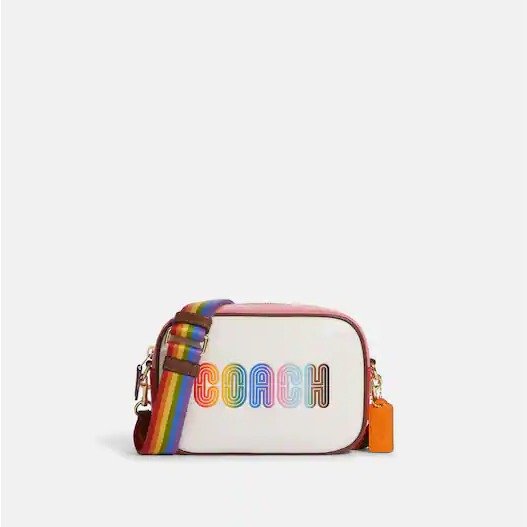 Mini Jamie Camera Bag With Rainbow Coach