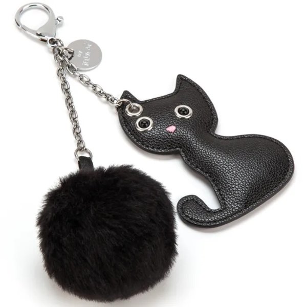 小黑猫钥匙扣